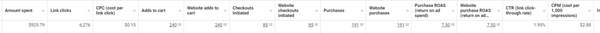 Resultados de Facebook Ads